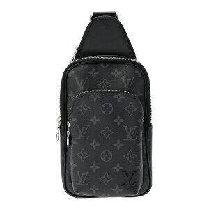 Louis Vuitton Monogram Eclipse Black Avenue Sling Bag Black Gray Canvas Body